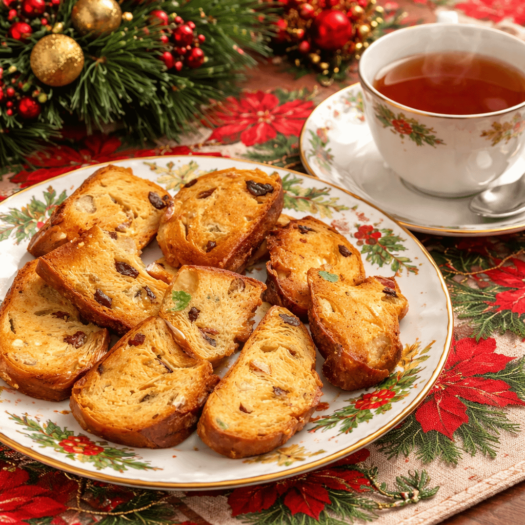 Aproveitamento de sobras de Natal – Bolo rei torrado