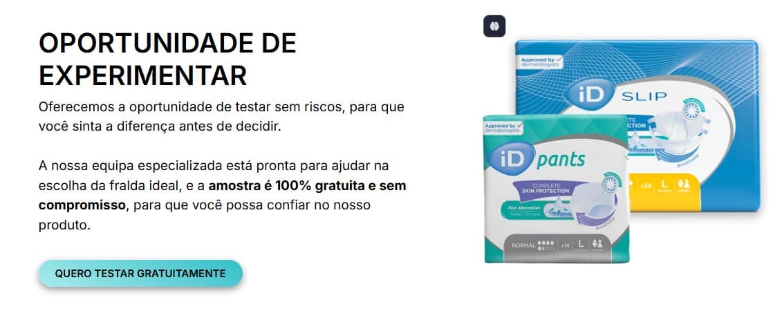 Amostra grátis – Fraldas MedNord