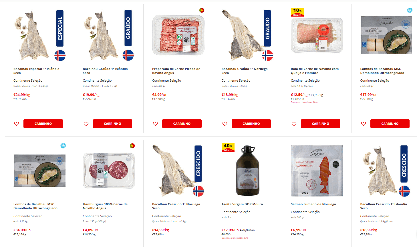 Calendário do Advento Continente – Continente Selecção