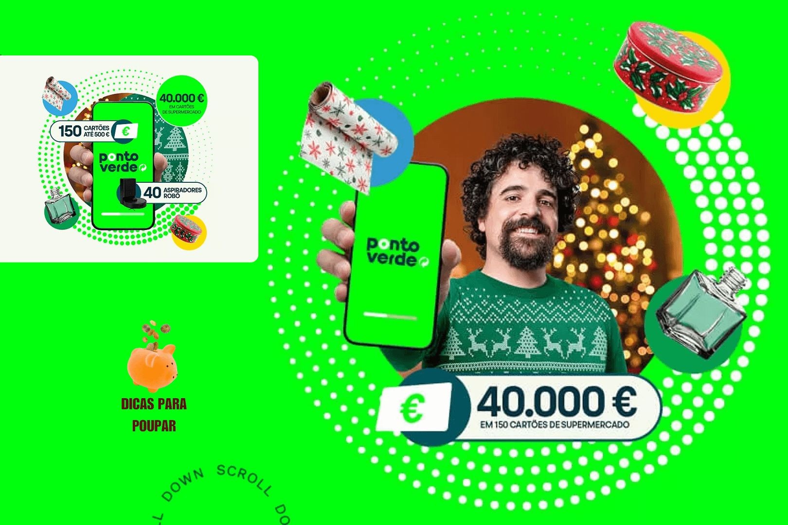 Passatempo Ponto Verde dá prémios de 40 mil euros na app