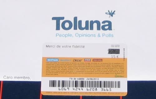 Pagamento Toluna