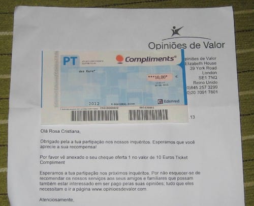 Mais um pagamento Opiniões de Valor