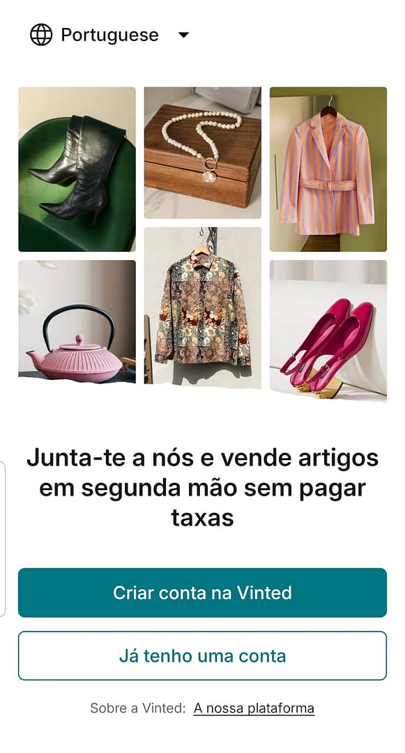 Vinted – Dá uma nova vida à tua roupa e não só