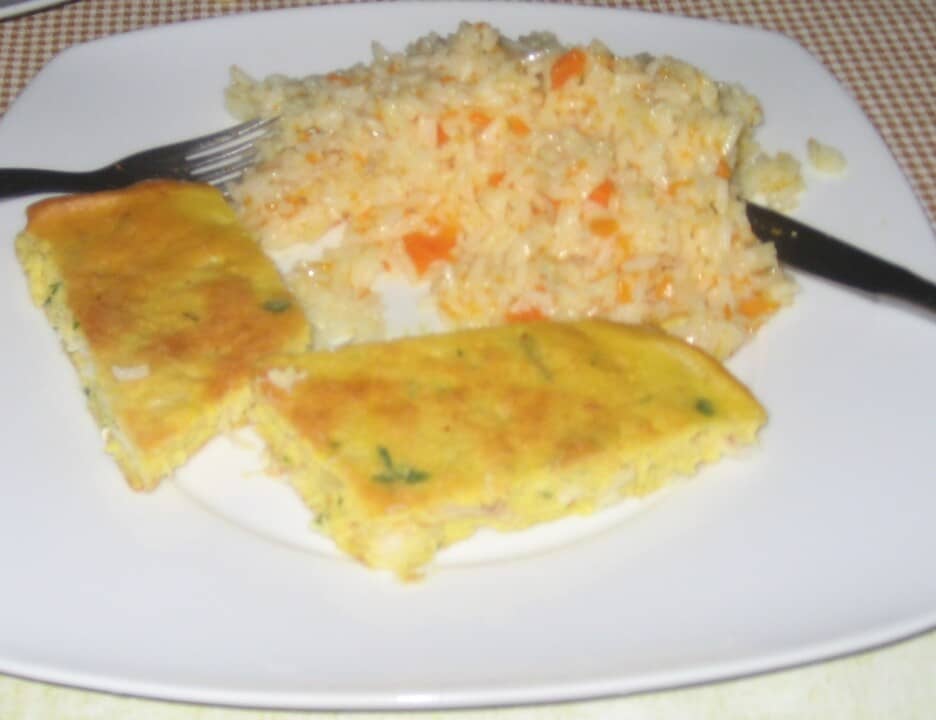 Omelete de bacalhau diferente